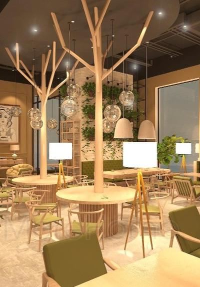 Thiết kế nội thất quán cafe & trà đạo với gỗ cao cấp